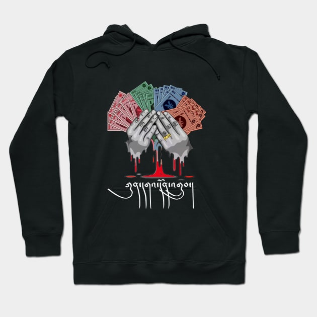 Fighting for life Hoodie by lungtatattoo